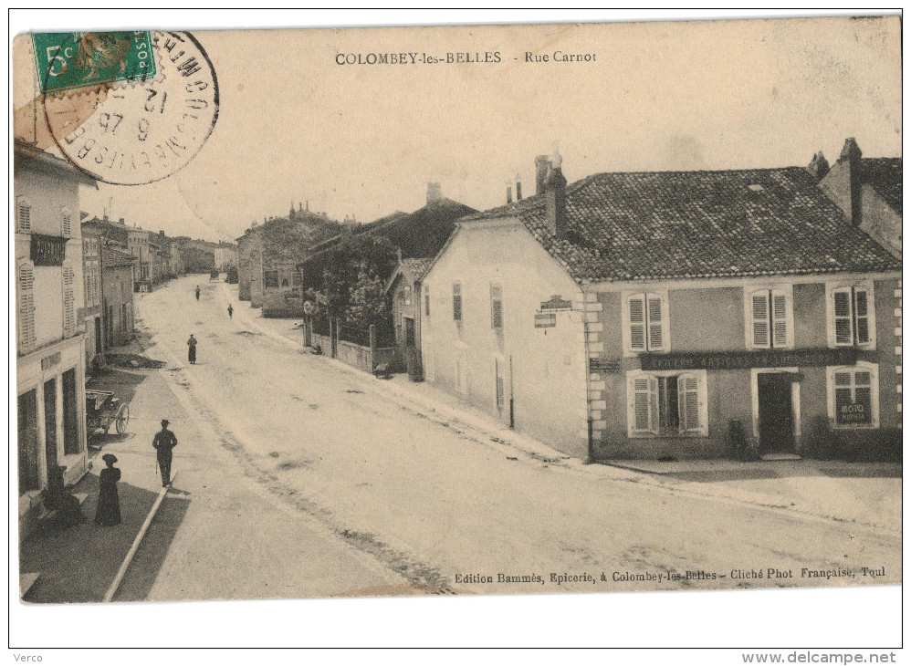 Carte Postale Ancienne de COLOMBEY LES BELLES