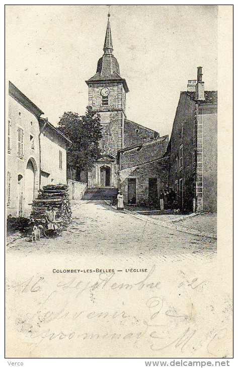 Carte Postale Ancienne de COLOMBEY LES BELLES