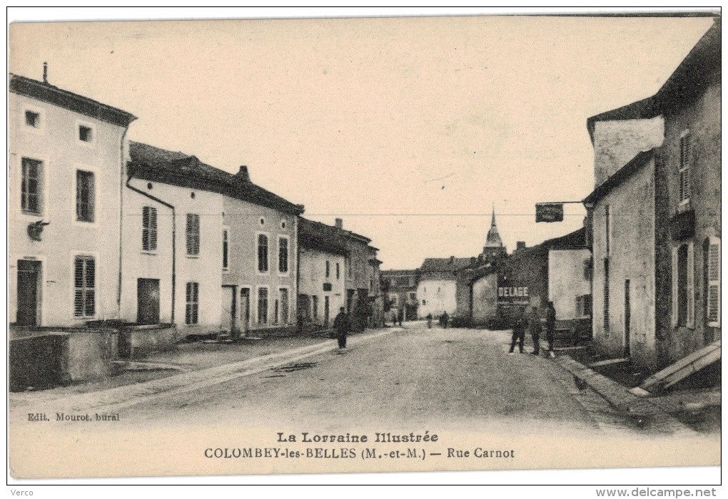 Carte Postale Ancienne de COLOMBEY LES BELLES