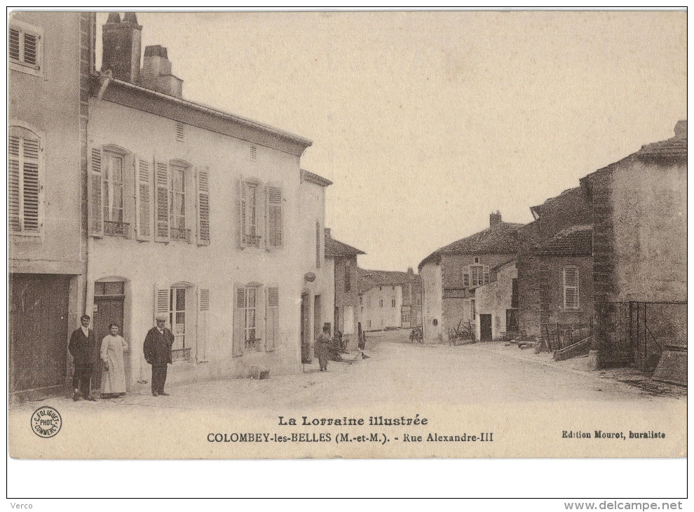 Carte Postale Ancienne de COLOMBEY LES BELLES