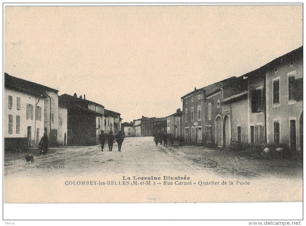 Carte Postale Ancienne de COLOMBEY LES BELLES