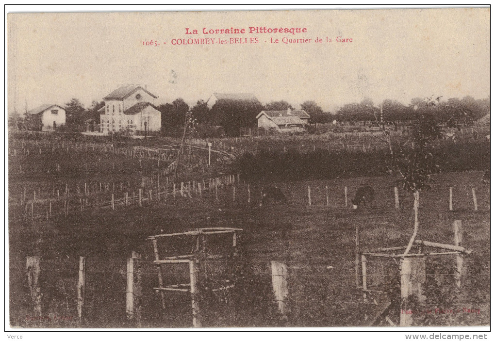 Carte Postale Ancienne de COLOMBEY LES BELLES