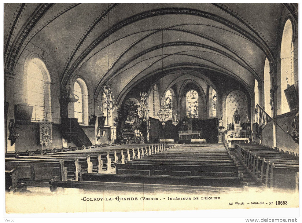 Carte Postale Ancienne de COLROY LA GRANDE