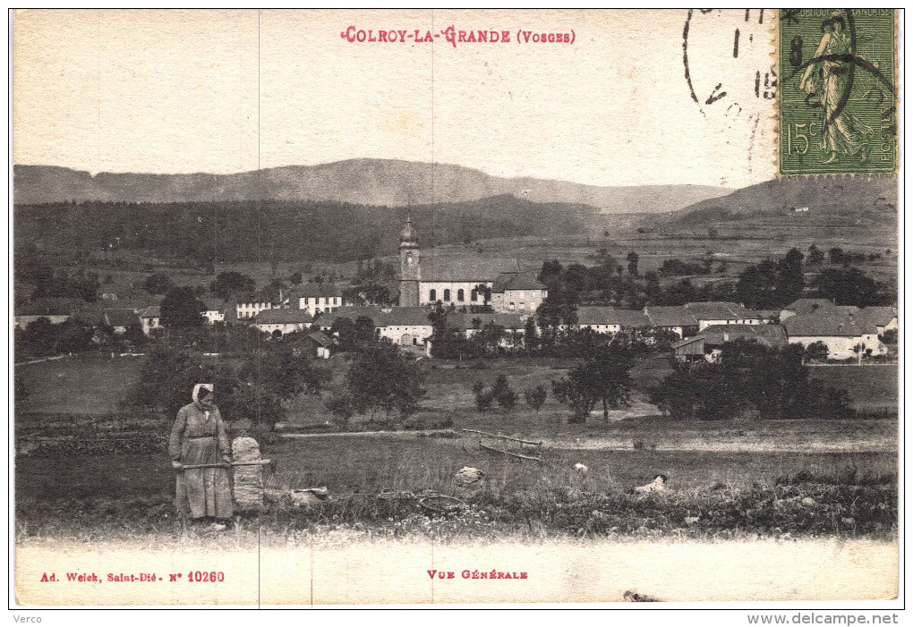 Carte Postale Ancienne de COLROY LA GRANDE