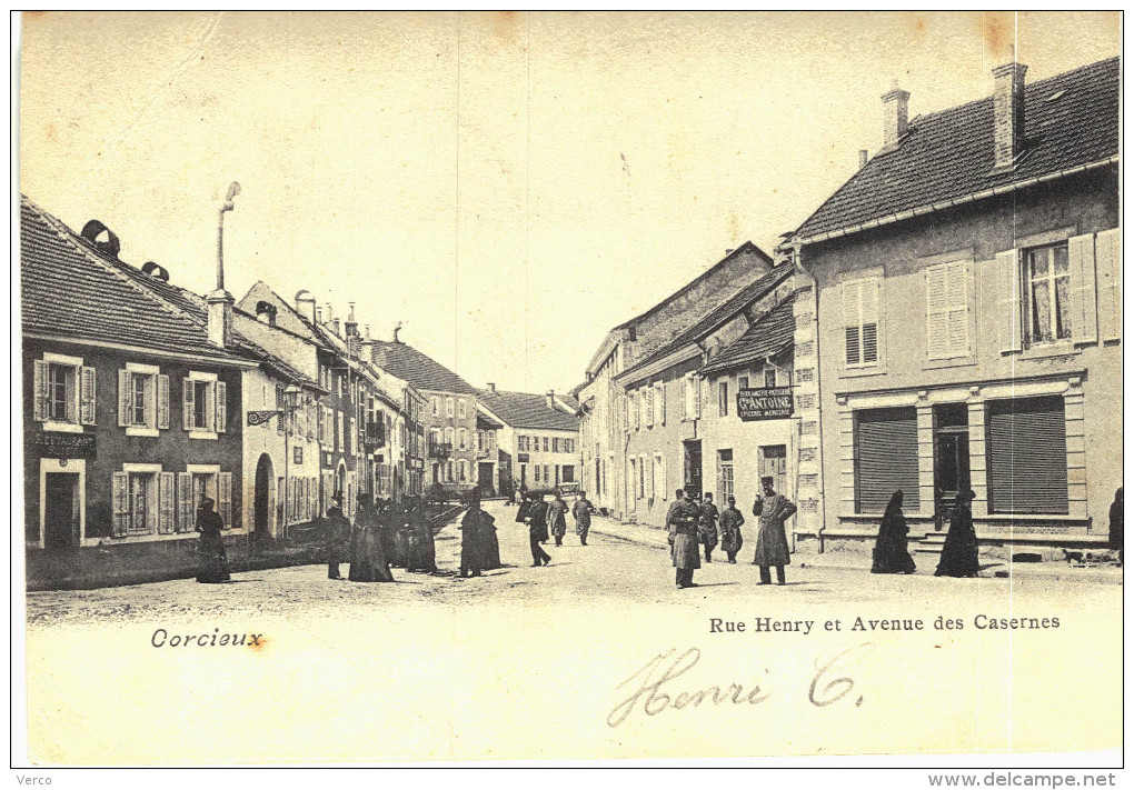 Carte Postale Ancienne de CORCIEUX