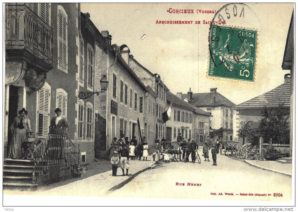 Carte Postale Ancienne de CORCIEUX