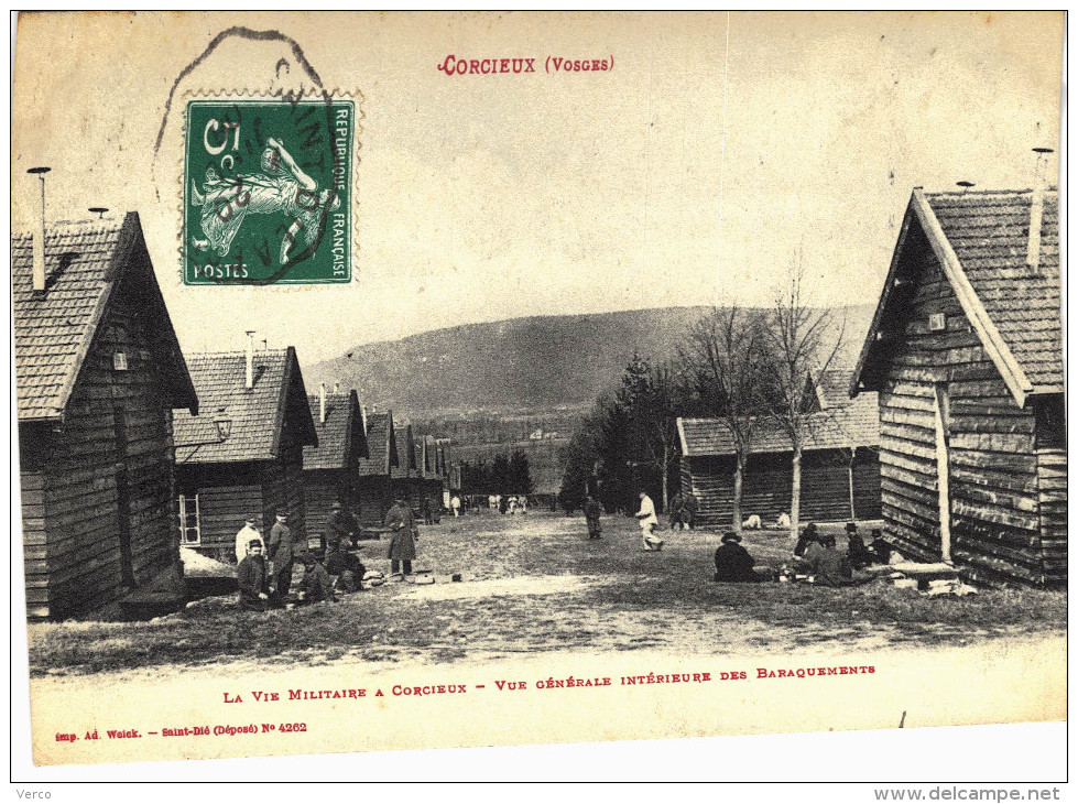 Carte Postale Ancienne de CORCIEUX