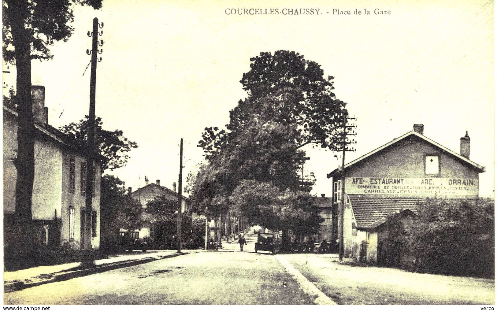 Carte postale ancienne de  COURCELLES - CHAUSSY