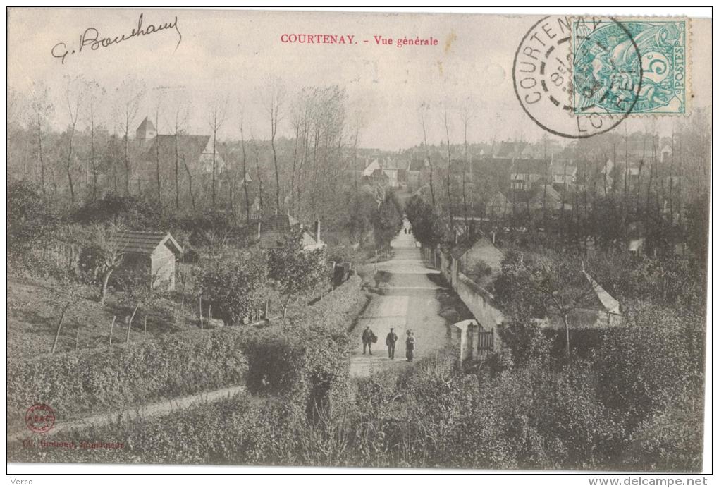 Carte Postale Ancienne de  COURTENAY