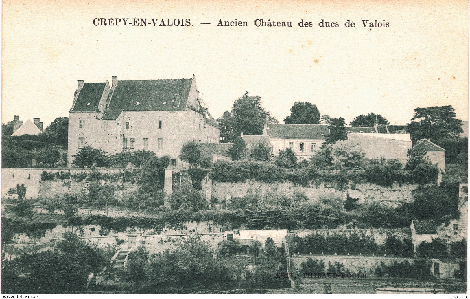 Carte Postale ancienne de  CREPY en VALOIS - Ancien château