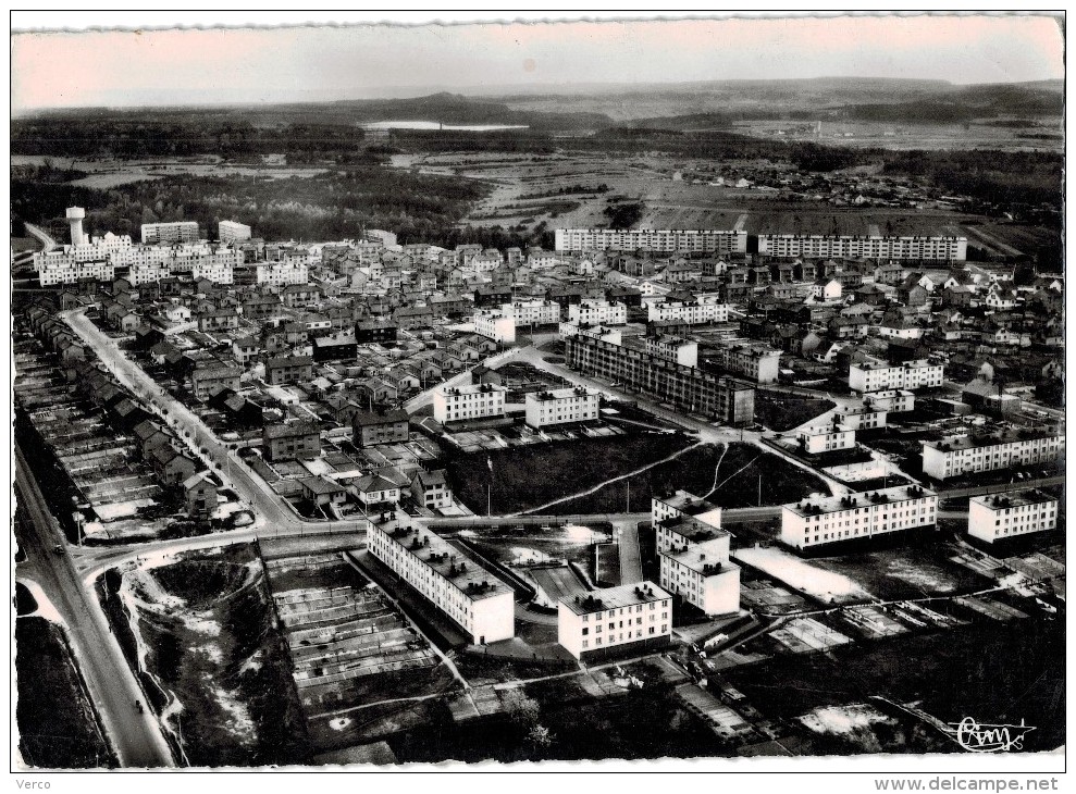 Carte Postale Ancienne de CREUTZWALD--vue aérienne-Breckelberg
