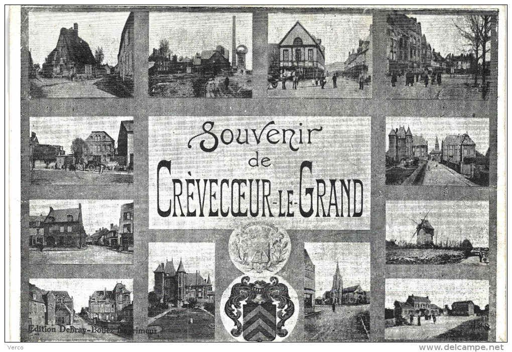 Carte Postale Ancienne de CREVECOEUR le GRAND
