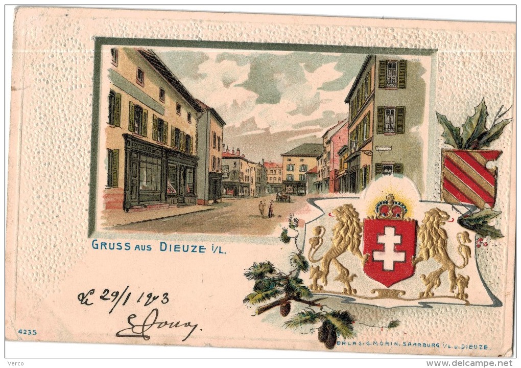 Carte Postale Ancienne de DIEUZE-