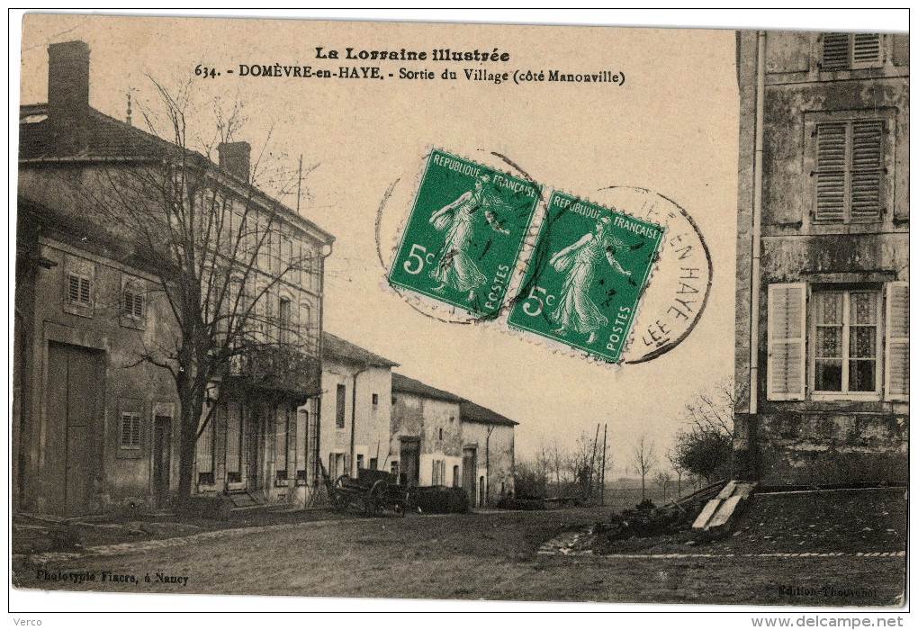 Carte Postale Ancienne de DOMEVRE EN HAYE
