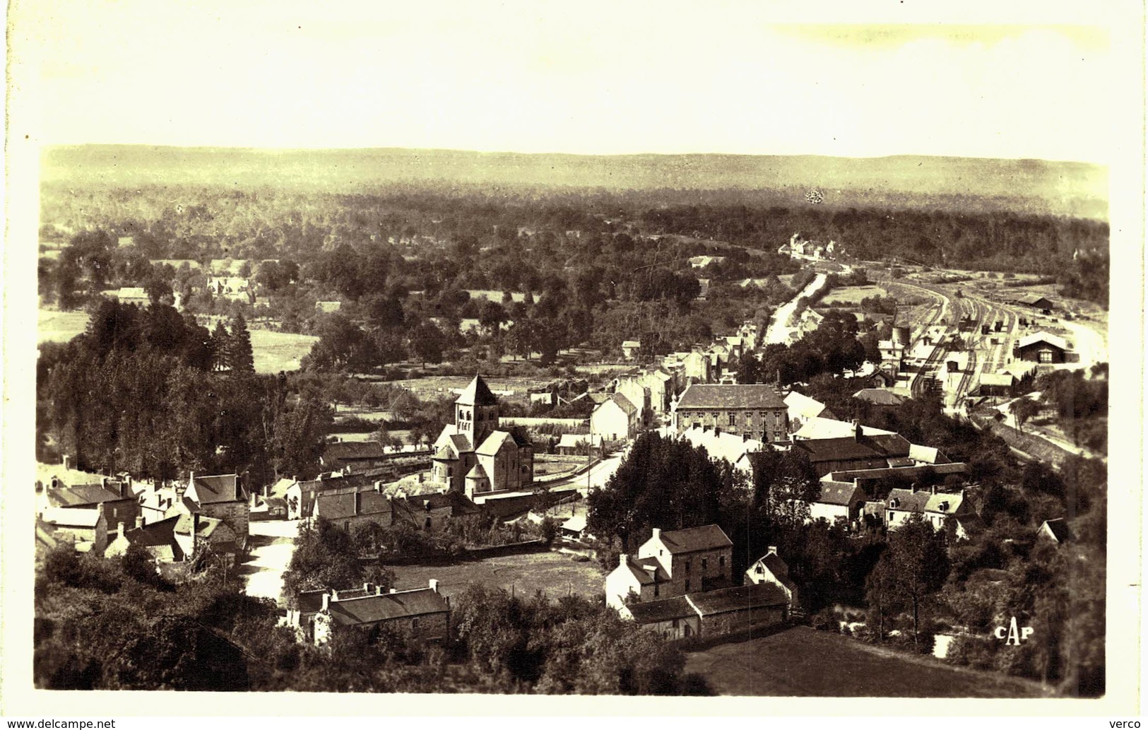 Carte POSTALE  Ancienne de  DOMFRONT - Vue de l'ancien donjon