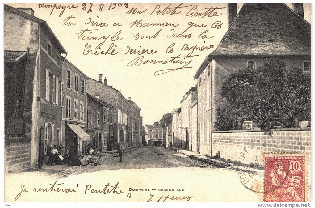 Carte Postale Ancienne de DOMPAIRE