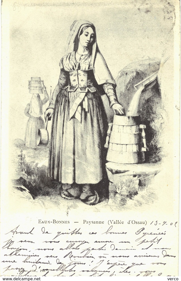 Carte Postale ancienne de EAUX BONNES