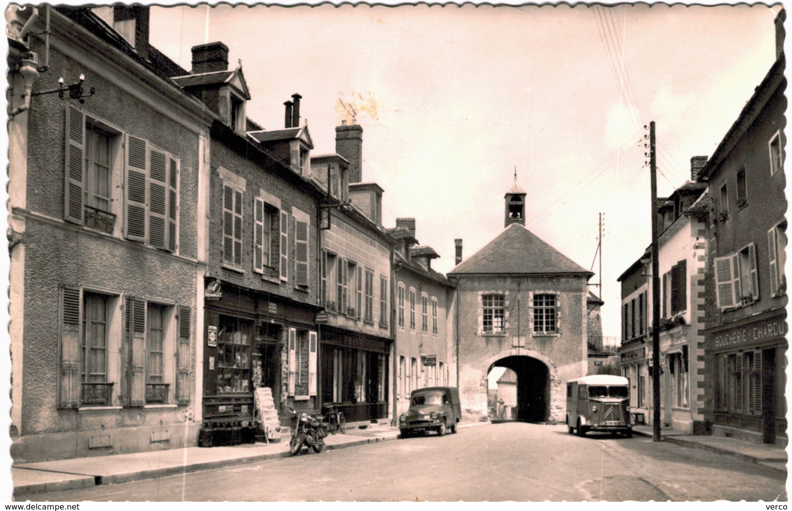 Carte Postale Ancienne de ERVY LE CHATEL-Porte Saint Nicolas