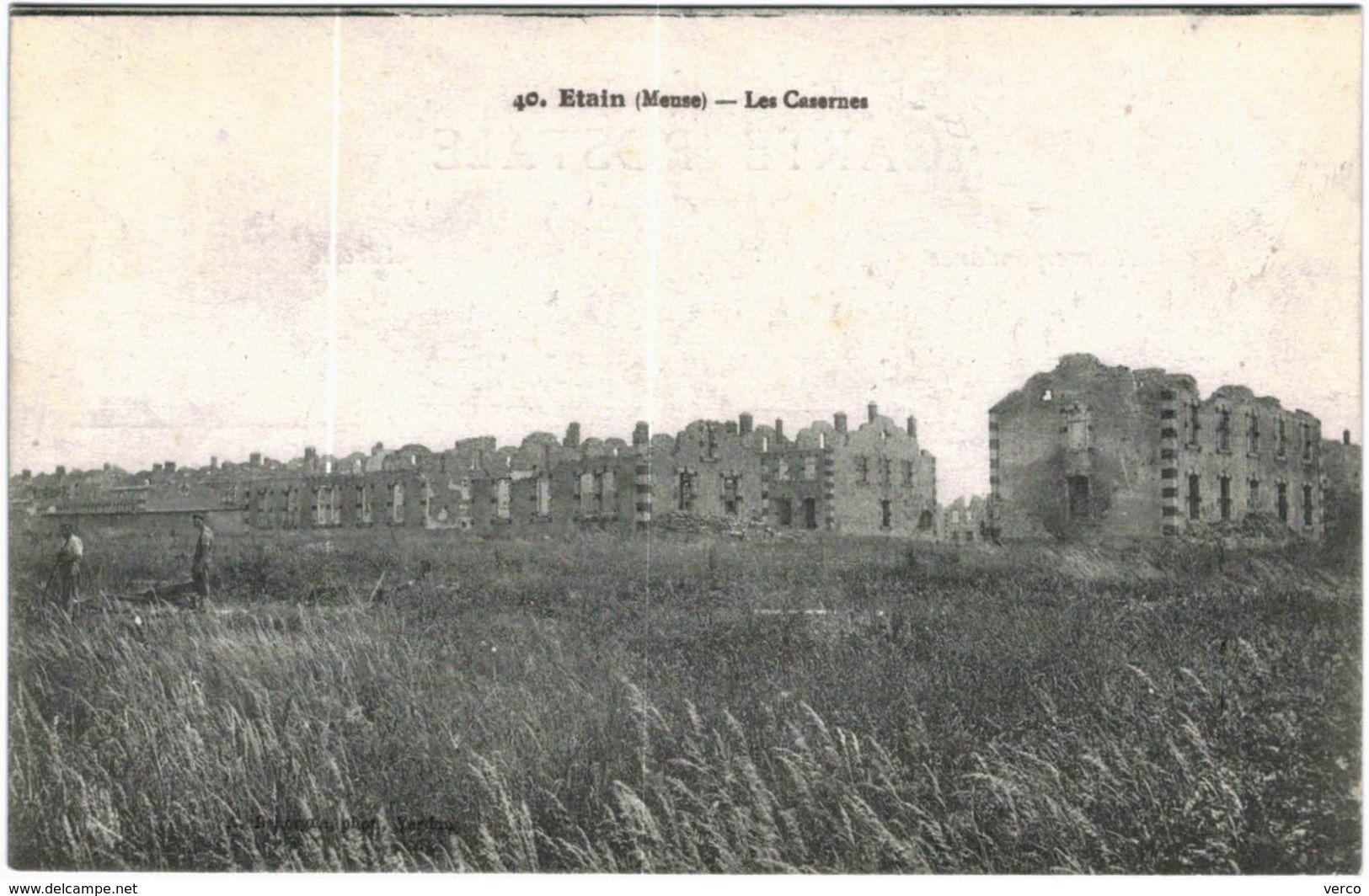 Carte Postale Ancienne de ETAIN-Les Casernes