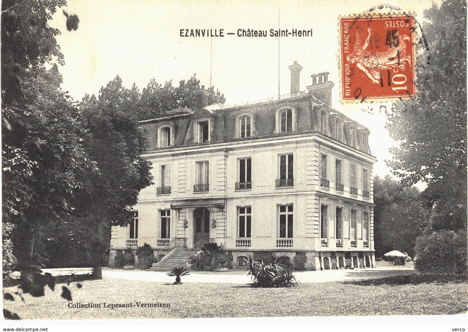 Carte Postale ANCIENNE de EZANVILLE - Château Saint Henry