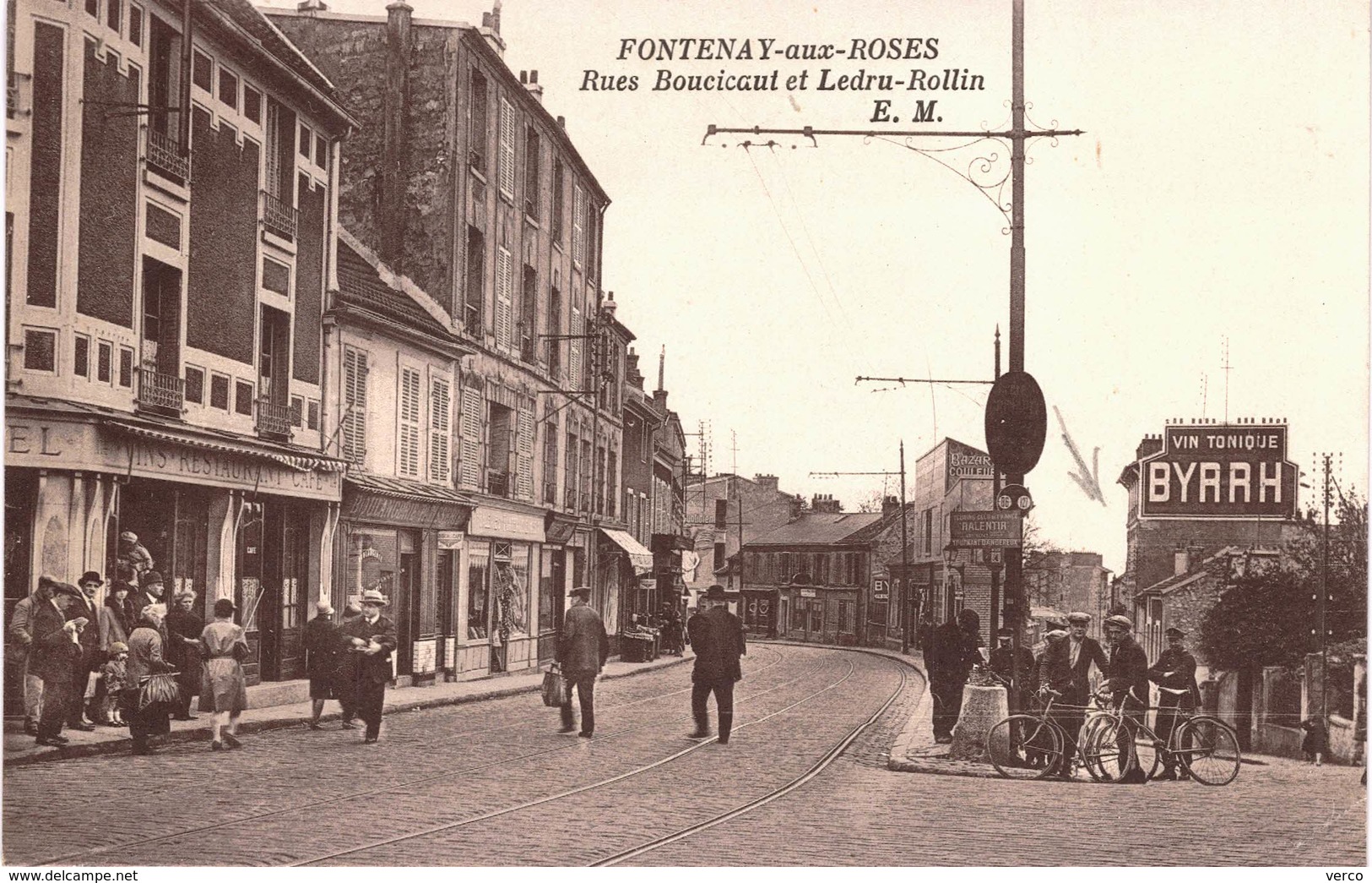 Carte POSTALE Ancienne de FONTENAY aux ROSES -  Rue Boucicaut & Ledru-Rollin