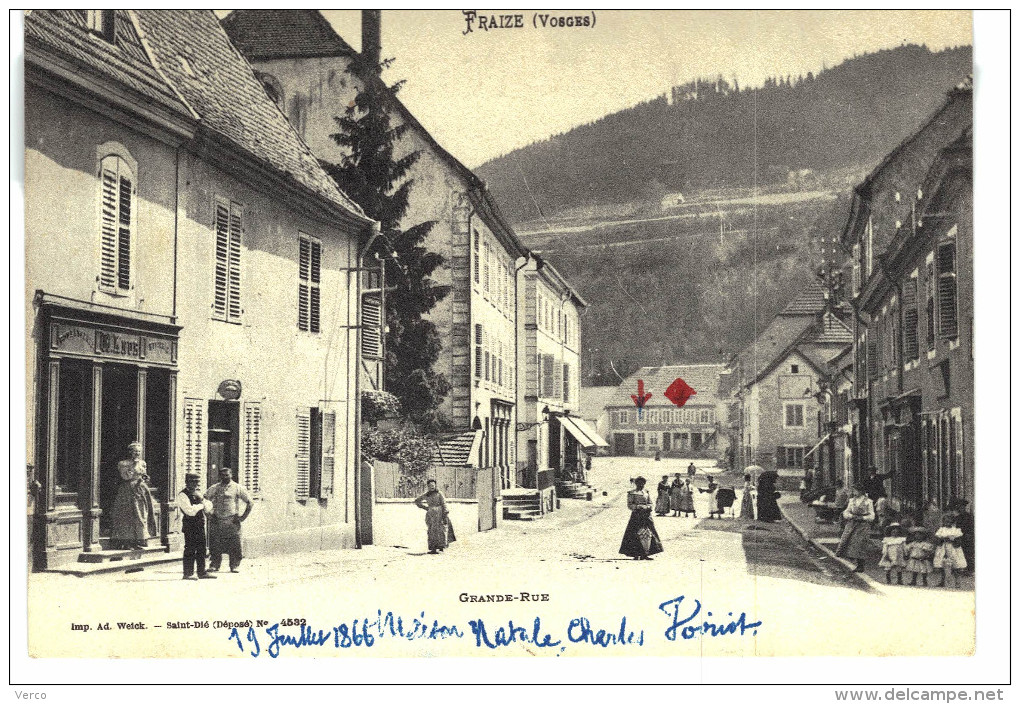 Carte Postale Ancienne de FRAIZE