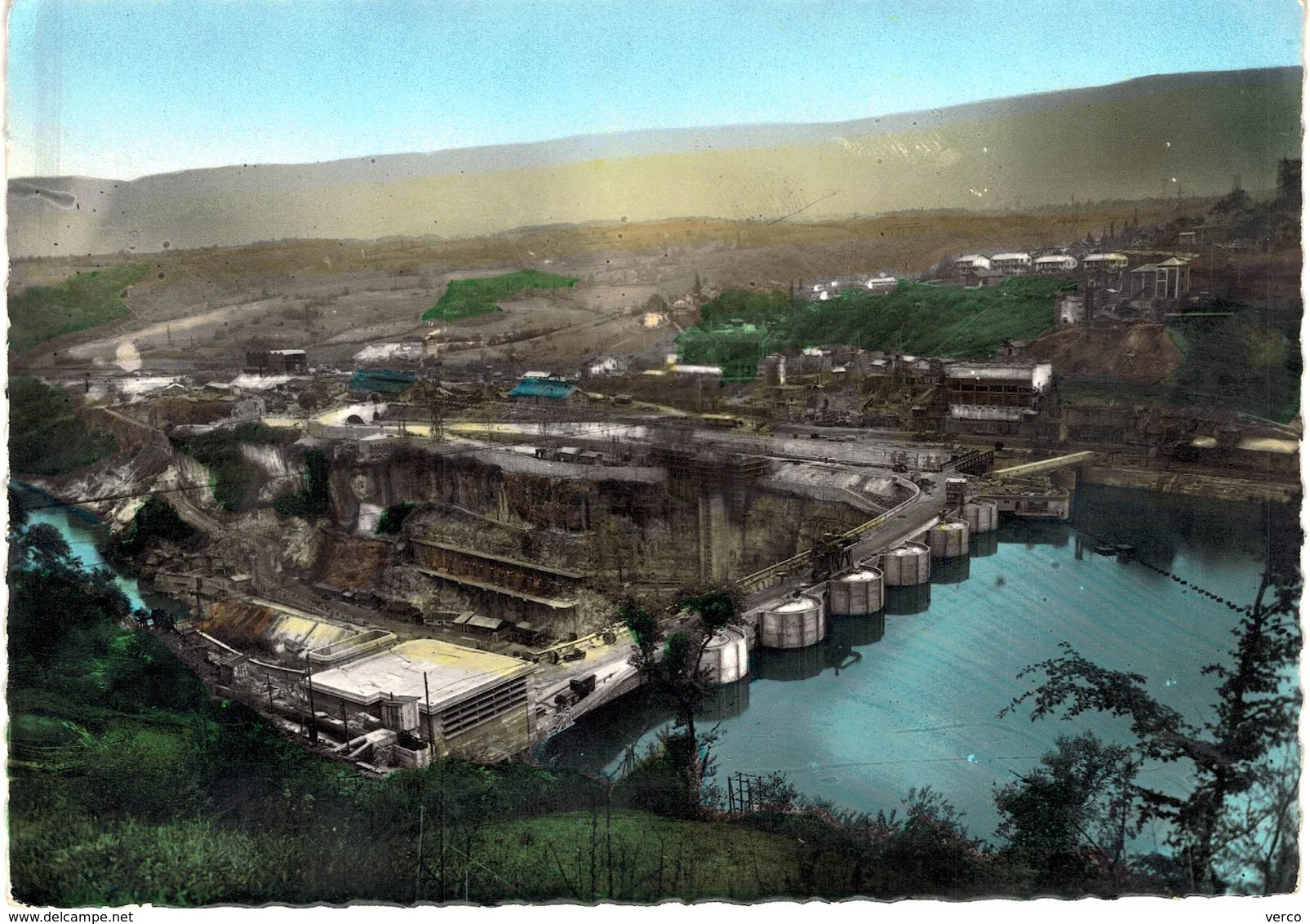 Carte POSTALE ANCIENNE de  GENISSIAT - Barrage