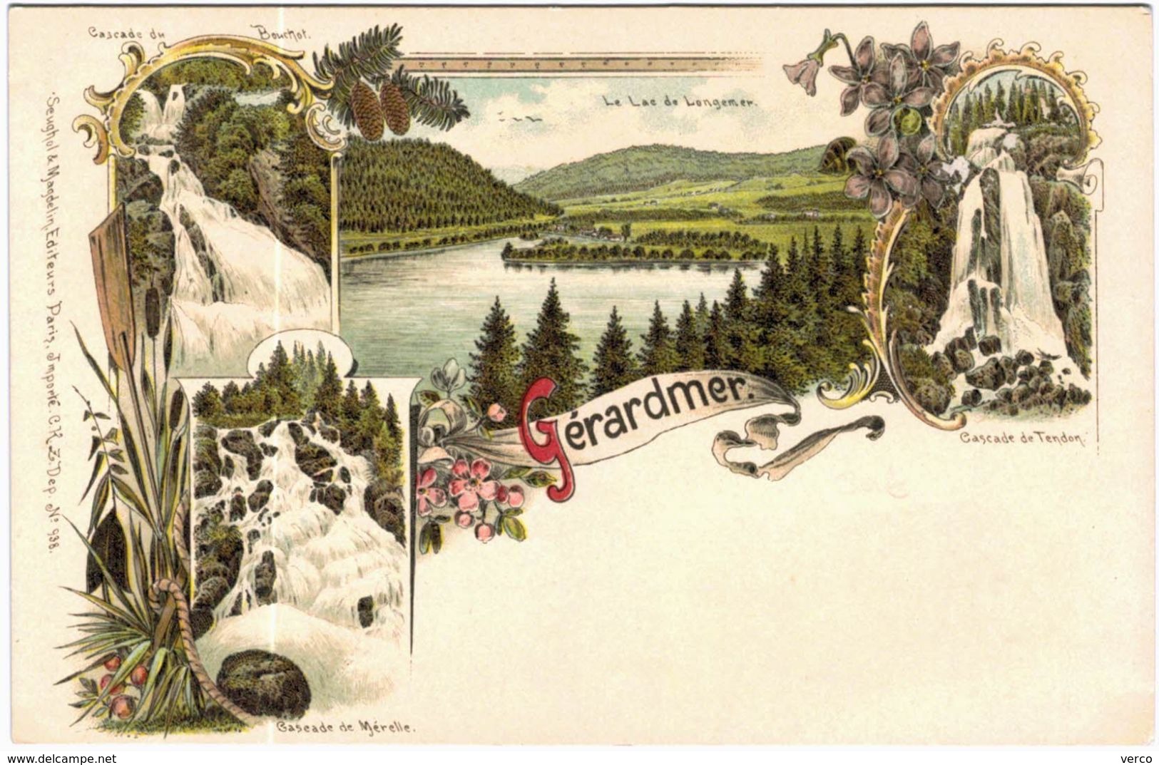 Carte Postale Ancienne de GERARDMER -