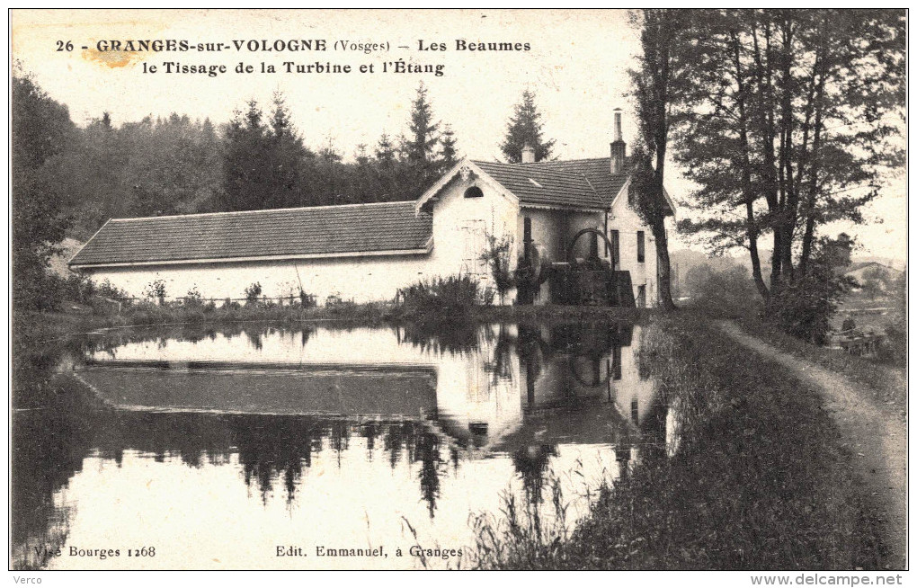 Carte Postale Ancienne de GRANGES sur VOLOGNE