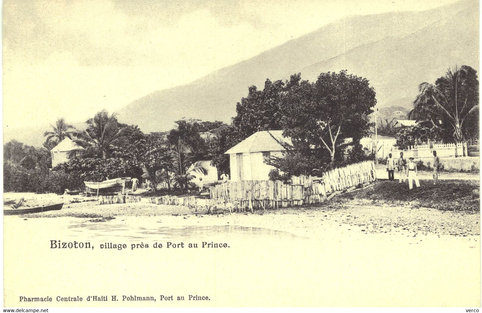 Carte POSTALE  Ancienne  de  HAITI - PORT au PRINCE / BIZOTON