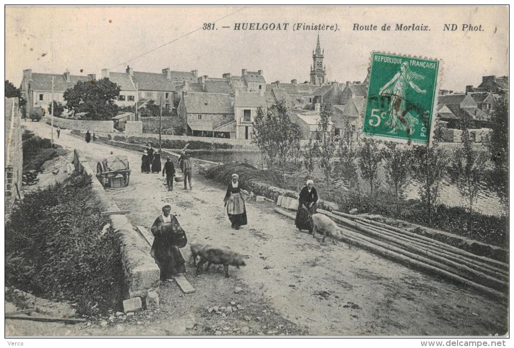 Carte Postale Ancienne de HUELGOAT