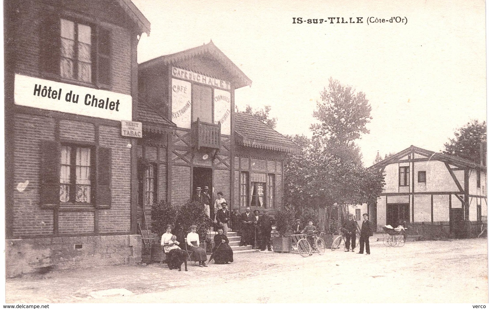 Carte POSTALE Ancienne de   IS sur TILLE - Hôtel du Chalet