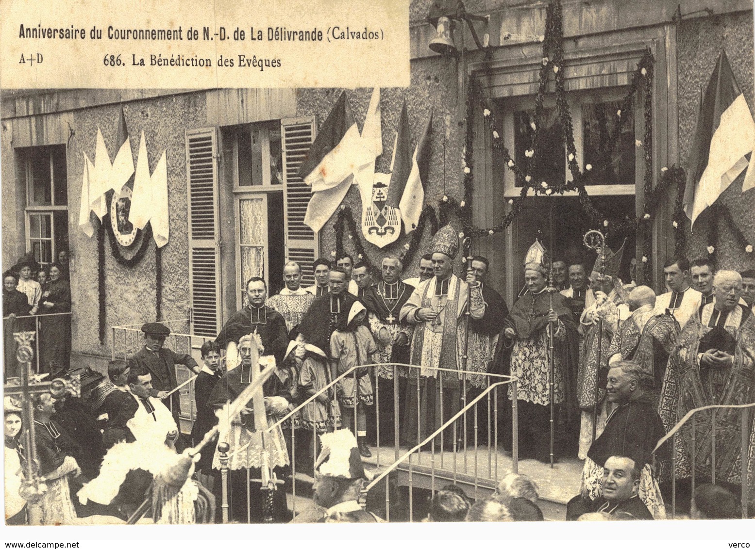 Carte Postale  ancienne de LA DELIVRANDE - Procession de ND de la DELIVRANDE
