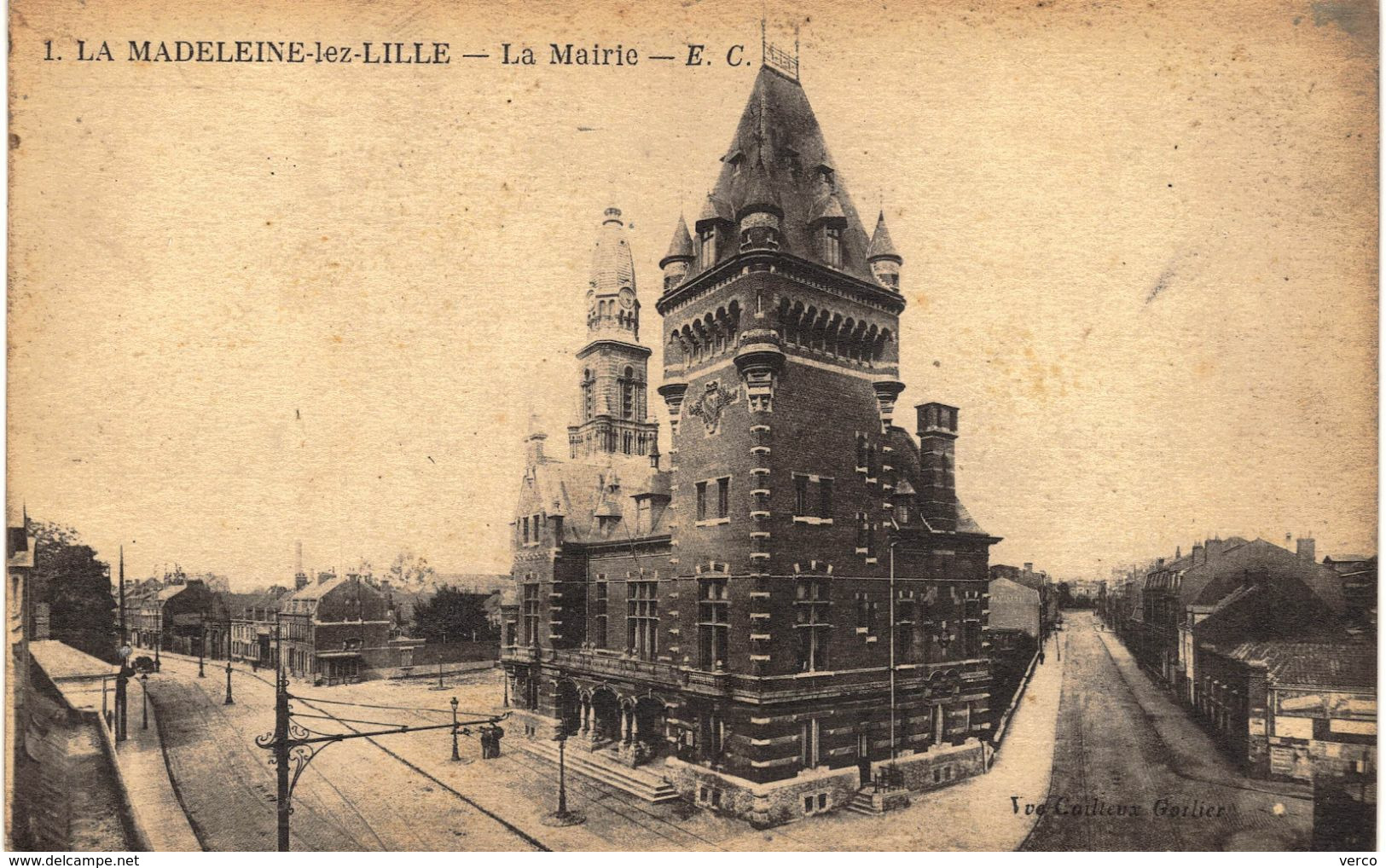 Carte  POSTALE  Ancienne de  La MADELEINE lez LILLE - Mairie