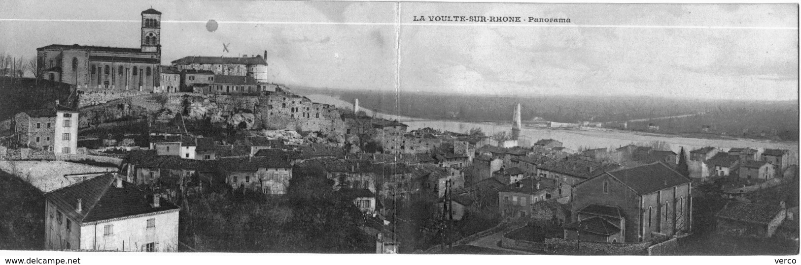 Carte Postale Ancienne de LA VOULTE SUR RHONE-Panorama