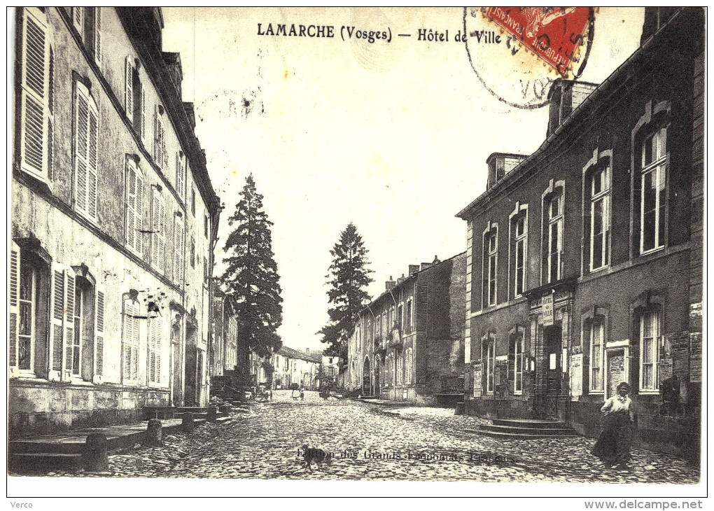Carte Postale Ancienne de LAMARCHE