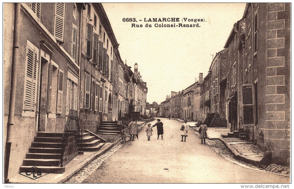 Carte Postale Ancienne de LAMARCHE