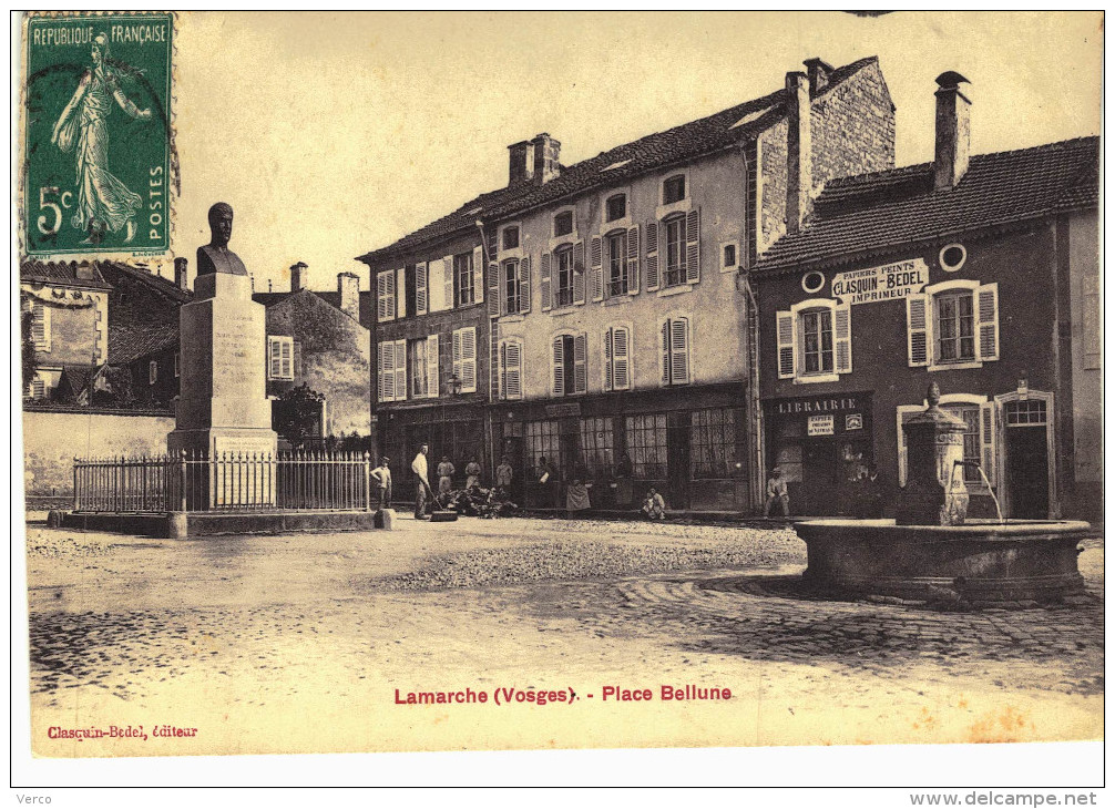 Carte Postale Ancienne de LAMARCHE