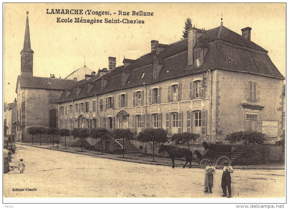 Carte Postale Ancienne de LAMARCHE