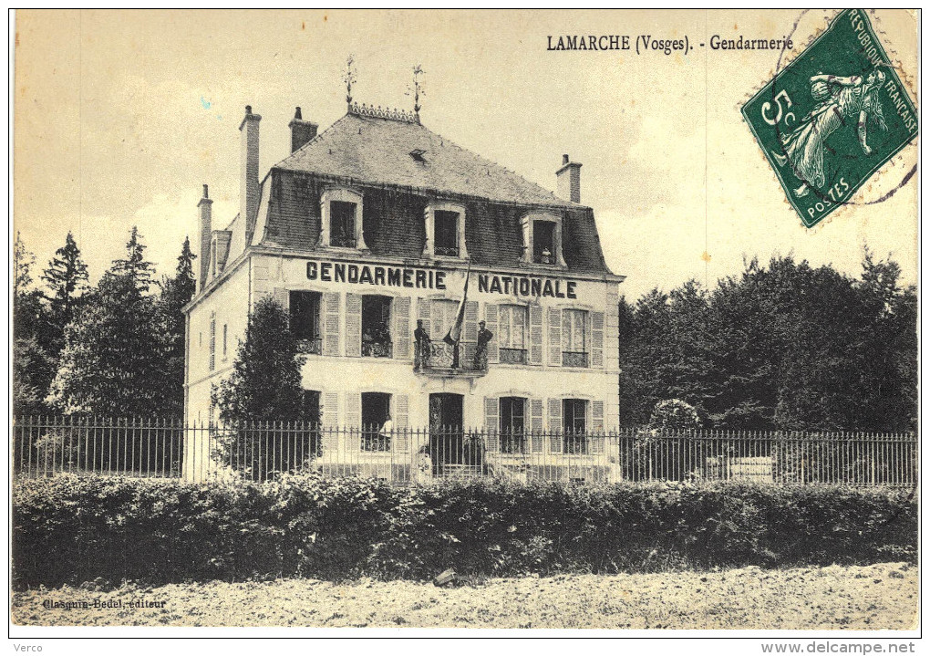 Carte Postale Ancienne de LAMARCHE