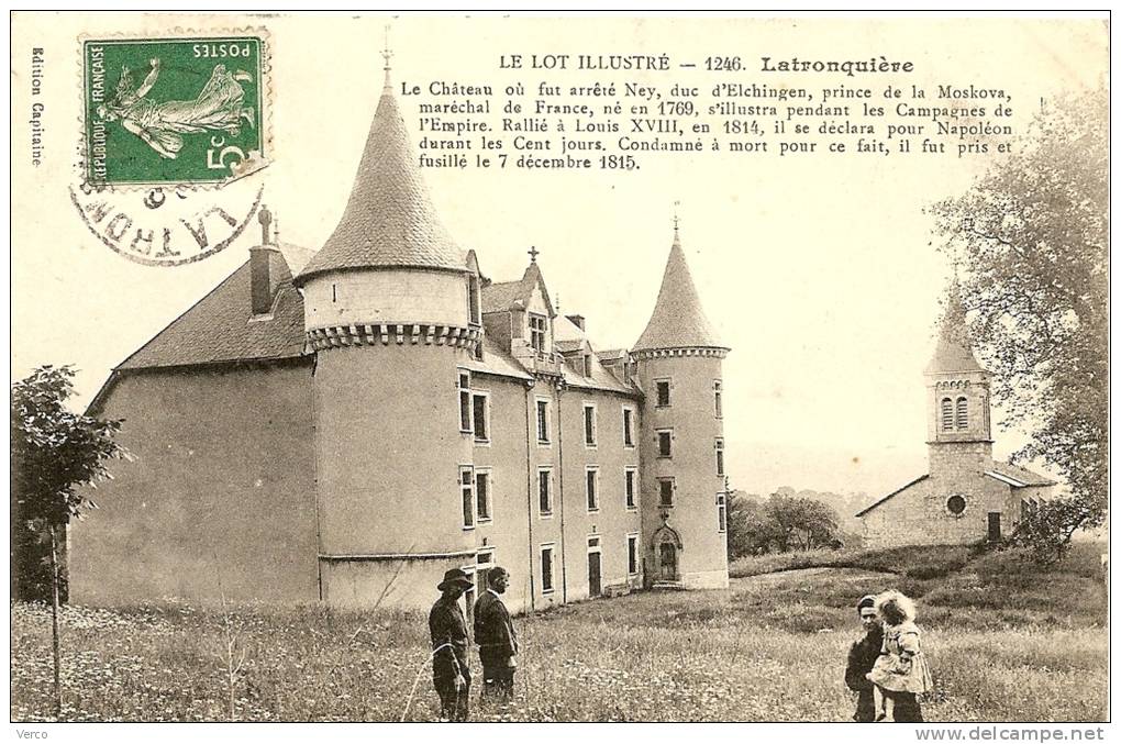 Carte Postale Ancienne de LATRONQUIERE