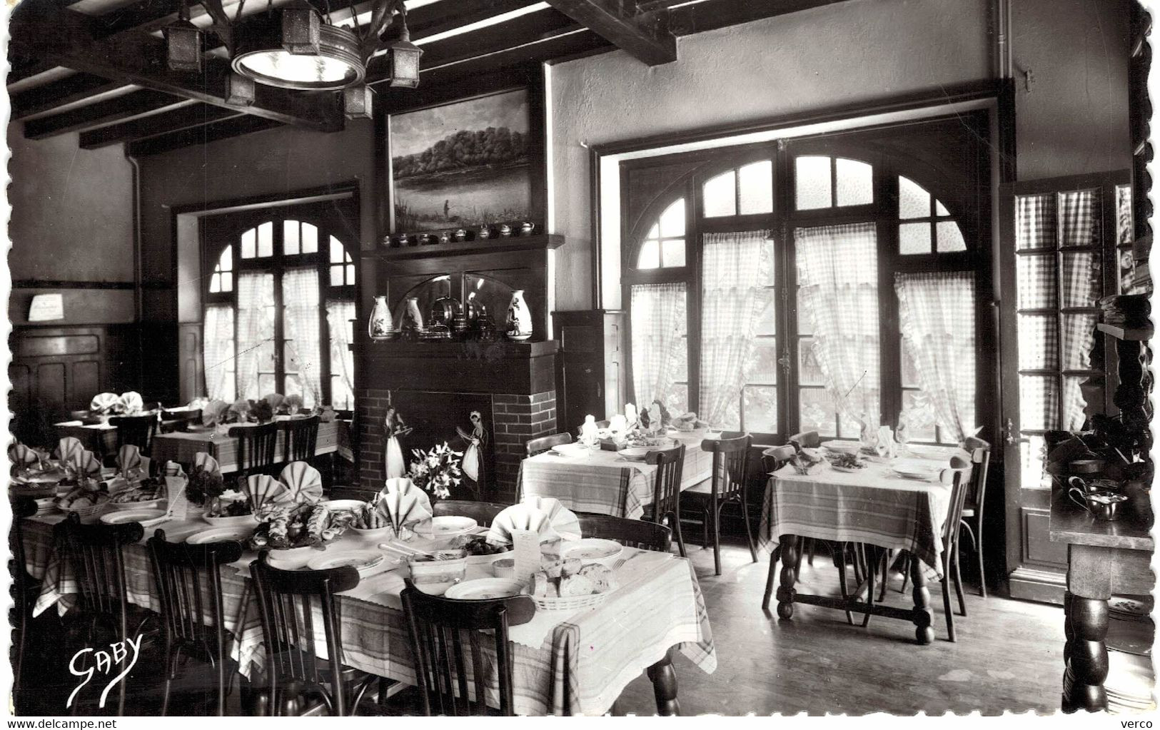 Carte POSTALE Ancienne de Le COUGOU en GUENROUET - Hostellerie du paradis des Pêcheurs