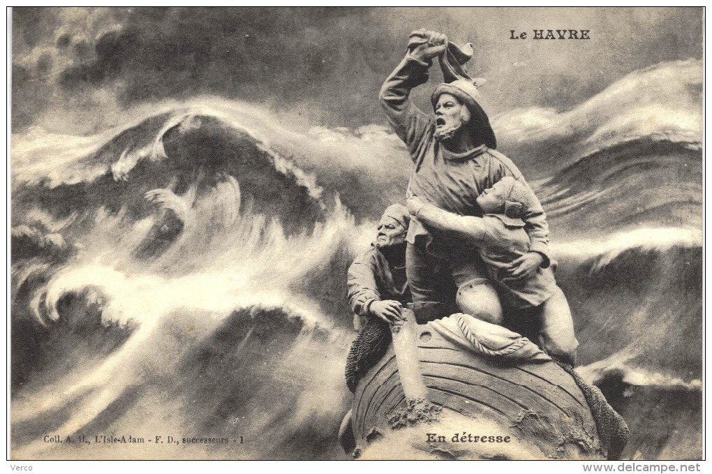 Carte Postale Ancienne de LE HAVRE / Vie du Marin Pêcheur