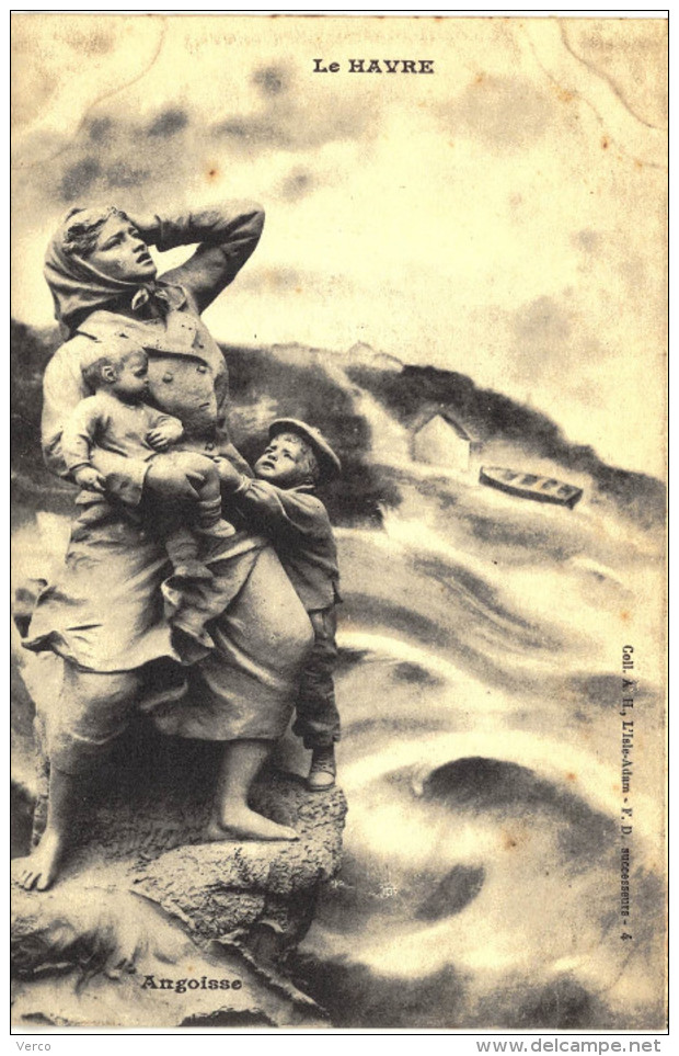 Carte Postale Ancienne de LE HAVRE / Vie du Marin Pêcheur