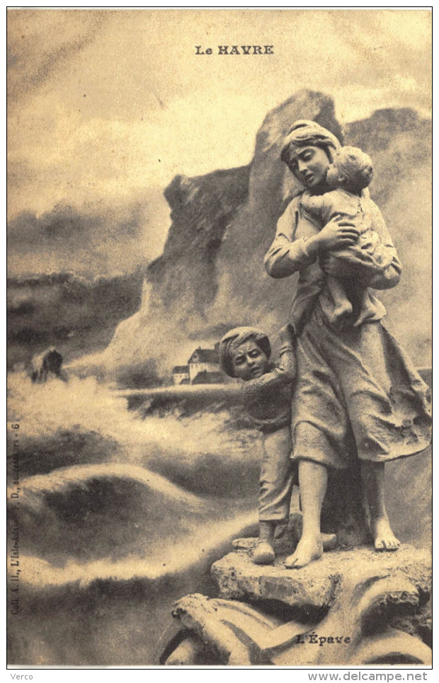 Carte Postale Ancienne de LE HAVRE / Vie du Marin Pêcheur