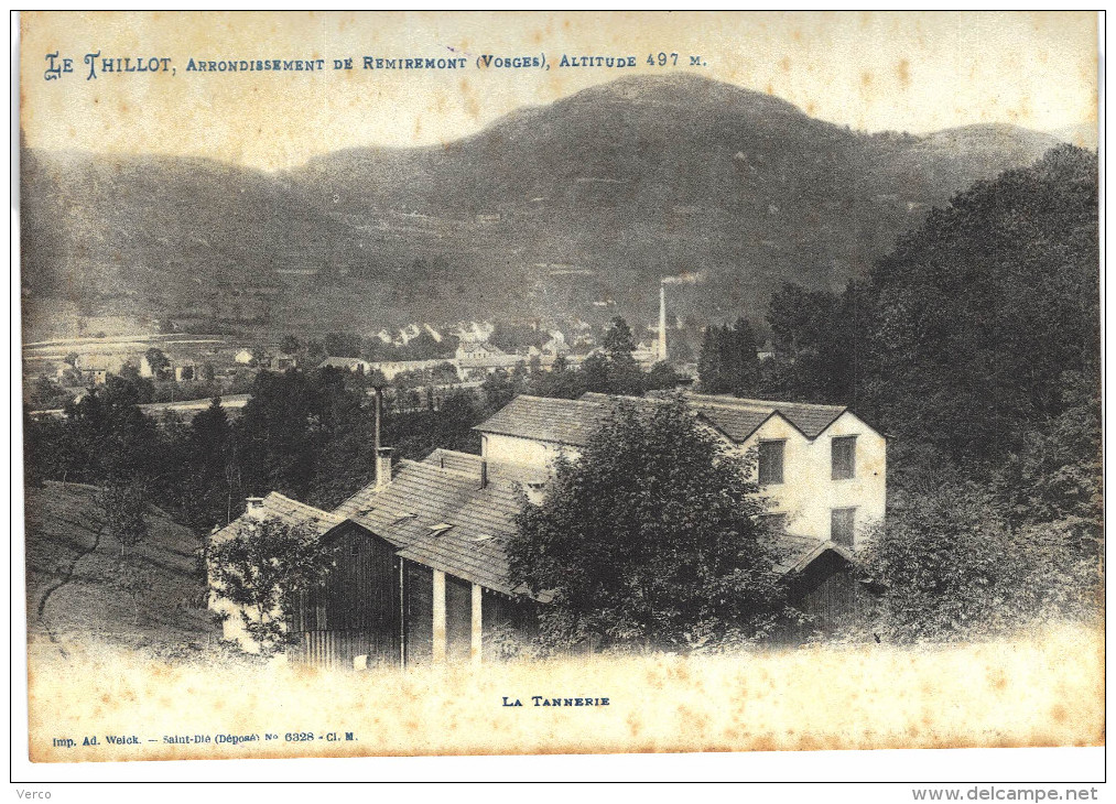 Carte Postale Ancienne de LE THILLOT