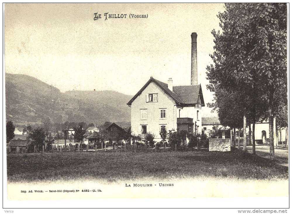 Carte Postale Ancienne de LE THILLOT