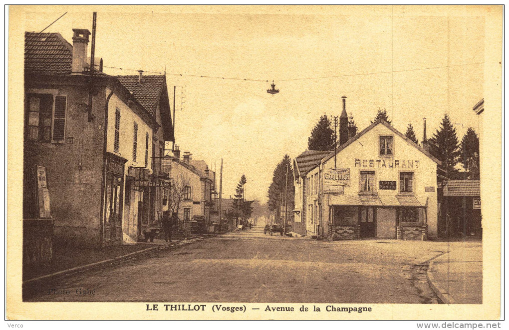 Carte Postale Ancienne de LE THILLOT