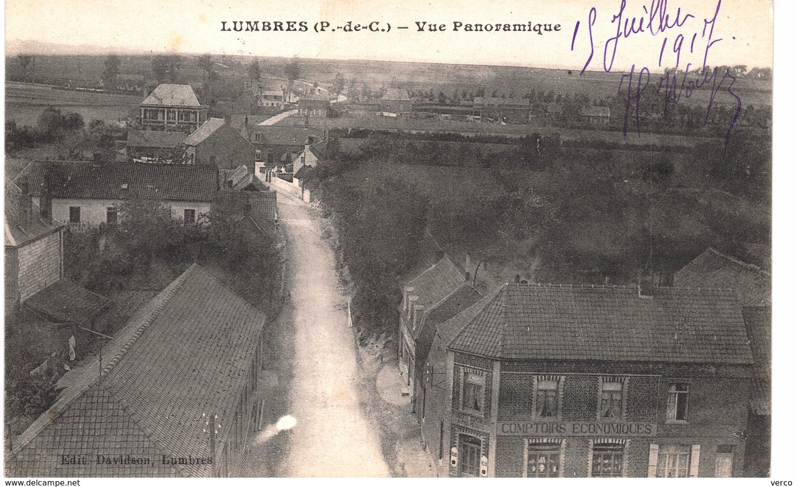 Carte postale ancienne de LUMBRES