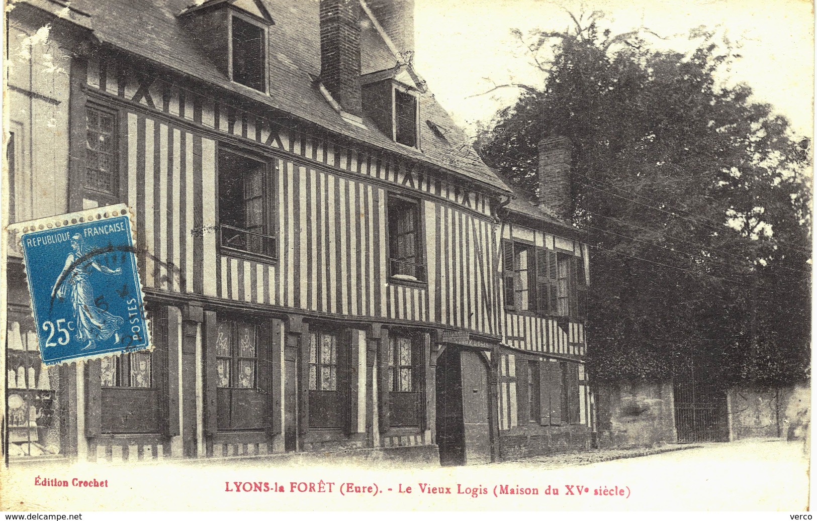 Carte postale ancienne de LYONS la FORET